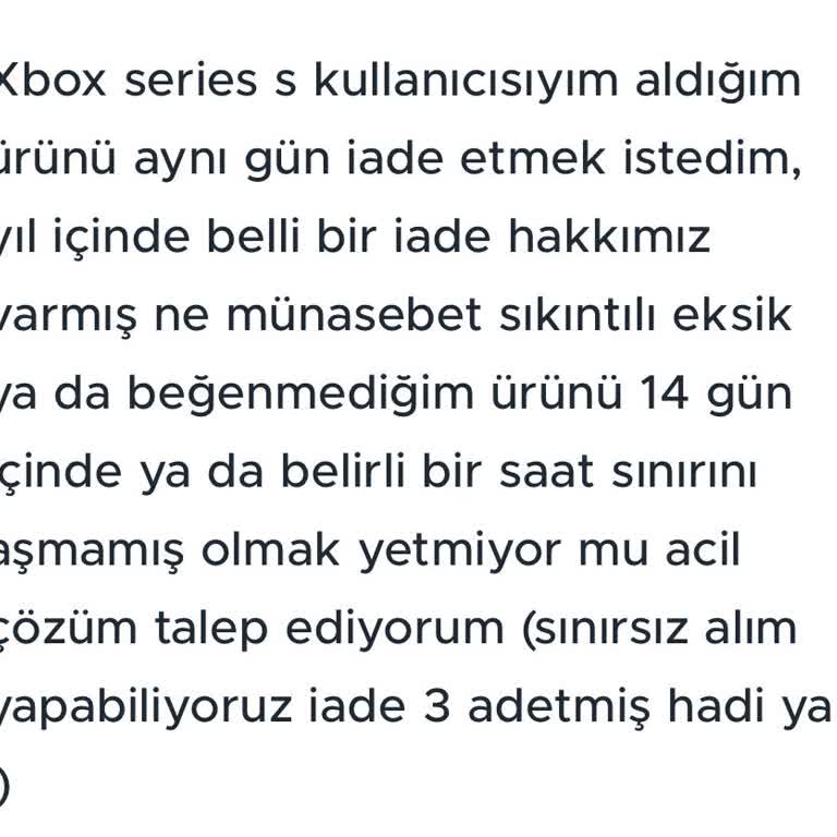 Xbox İade Sürecinde Yaşanan Zorluklar