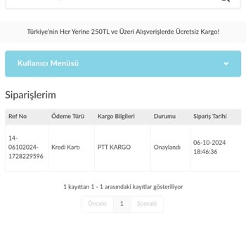 Kargolanmayan Ürün Ve Ulaşılamayan Firma