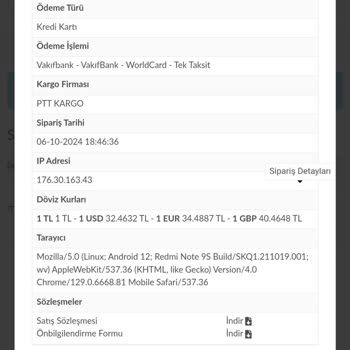 Kargolanmayan Ürün Ve Ulaşılamayan Firma