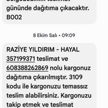 Yurtiçi Kargo'da Teslimat Sorunu Ve İletişim Eksikliği