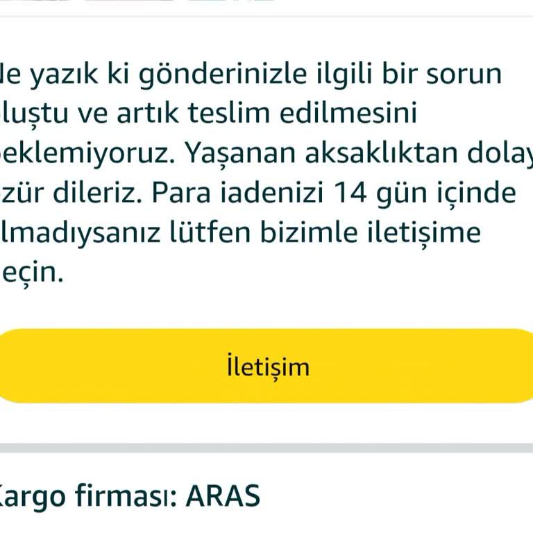 Amazon Siparişim Teslim Edilmedi, Bilgilendirme Eksikliği