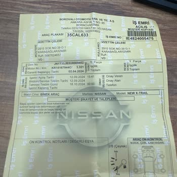 Nissan Aracımda Sunroof Ve Bagaj Sorunlarıyla Mağduriyet Yaşıyorum