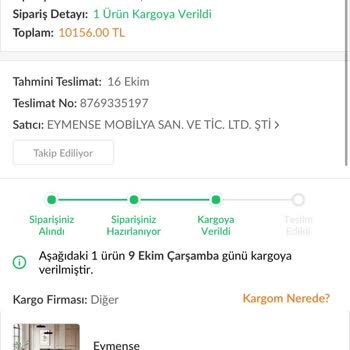 Sipariş Teslimatında Haksız Fiyat Artışı Ve İletişim Sorunu