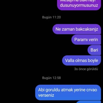 Sipariş Verdim, Ne Ürün Var Ne İade!