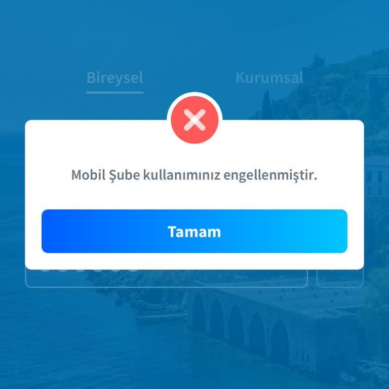 Ödenen Borca Rağmen Mobil Bankacılık Engeli