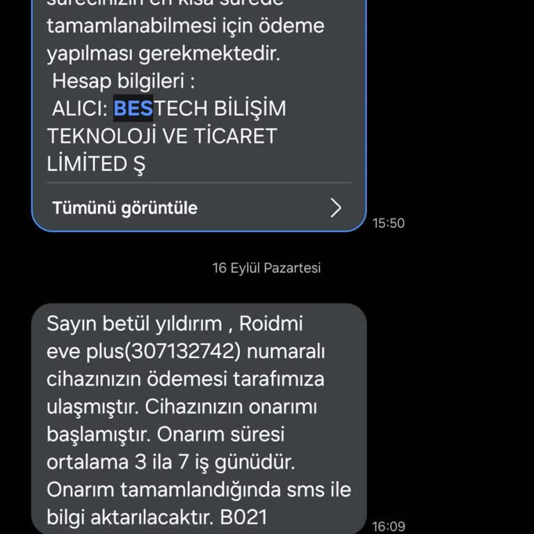 Roidmi Robot Süpürge Teknik Servis Sorunu