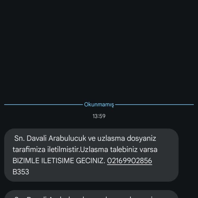 Asılsız Hukuki Mesajlarla Mağduriyet