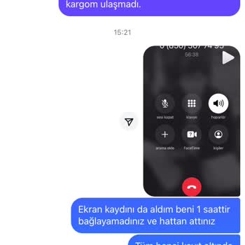 Kargo Mağduriyeti Ve İletişim Sorunları