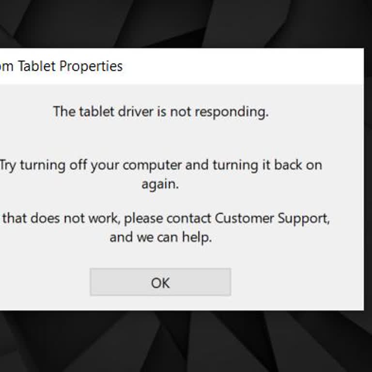 Wacom Grafik Tablet Uygulaması Açılmıyor: Çözüm Bulunamadı