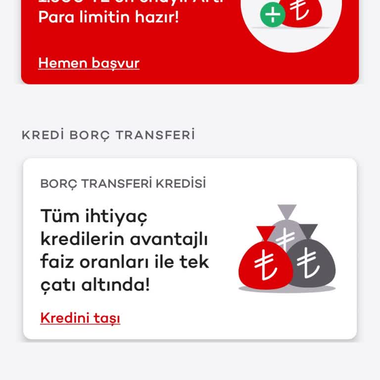 Ön Onaylı Artı Para Limiti Kullanamama Sorunu