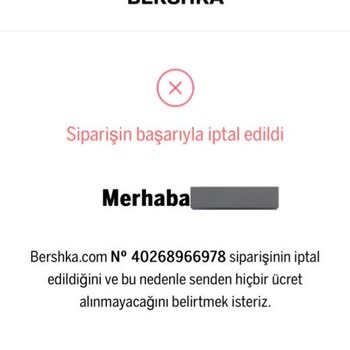 Bershka'nın Kupon Ve Sipariş İptali Sorunu
