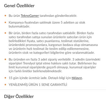 Yanıltıcı Garanti Ve Ürün Bilgileri İle Müşteri Mağduriyeti