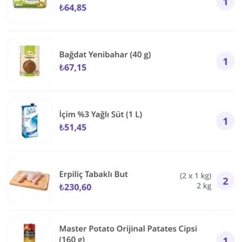 Getirçarşı Siparişimde Eksik Ve Farklı Ürün Sorunu