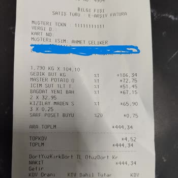 Getirçarşı Siparişimde Eksik Ve Farklı Ürün Sorunu