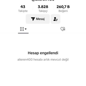 TikTok Hesaplarım Haksız Yere Engellendi!