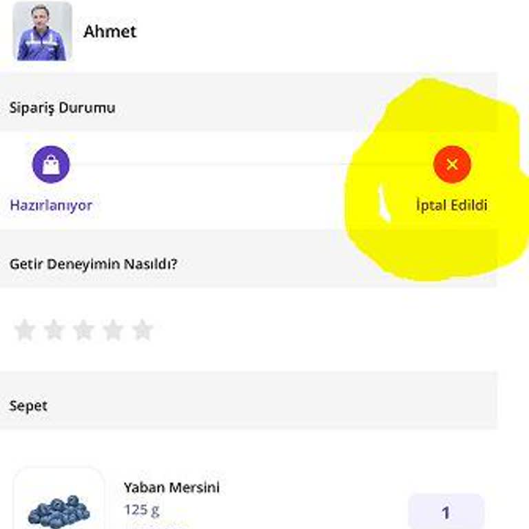 Getir Büyük'ten 3.000 TL'lik Hayal Kırıklığı