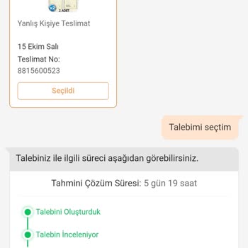 Trendyol Express Yanlış Teslimat Mağduriyeti