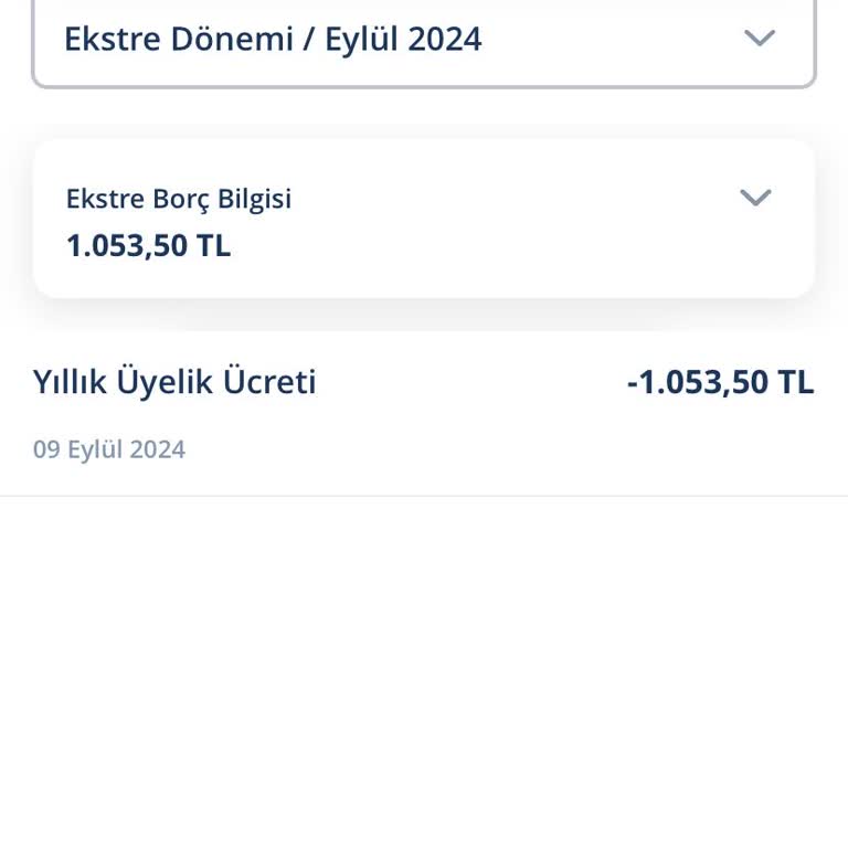 Kullanılmayan Kart İçin Haksız Aidat Ücreti