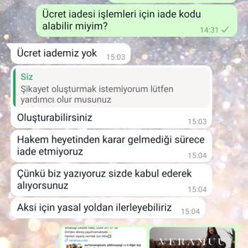 Veramuu.com'dan Alışverişte İade Sorunu
