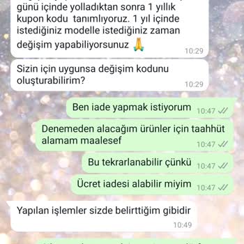 Veramuu.com'dan Alışverişte İade Sorunu