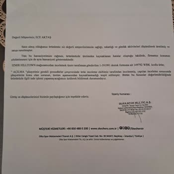 Skechers Ayakkabılarında Üretim Hatası Ve İade Sorunu
