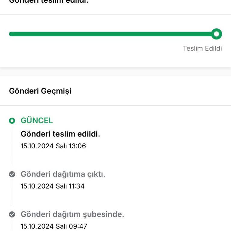 Teslim Edilmeyen Kargonun Yanıltıcı Bildirimi