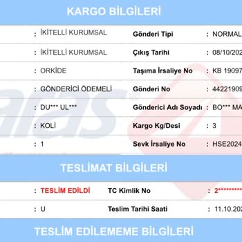 Teslim Edilmeyen Ürün Ve İletişimsizlik Sorunu