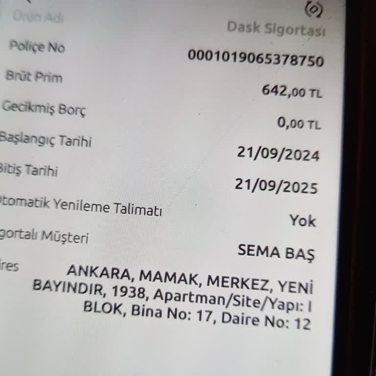 4 Yıldır Yanlış Adrese Kesilen DASK Ücreti Ve İade Mücadelesi