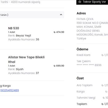 Yanlış Ürün Ve Ekstra Ücret Sorunu