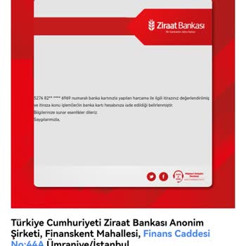 Ziraat Bankası Ve Trendyol'da İade Sorunları