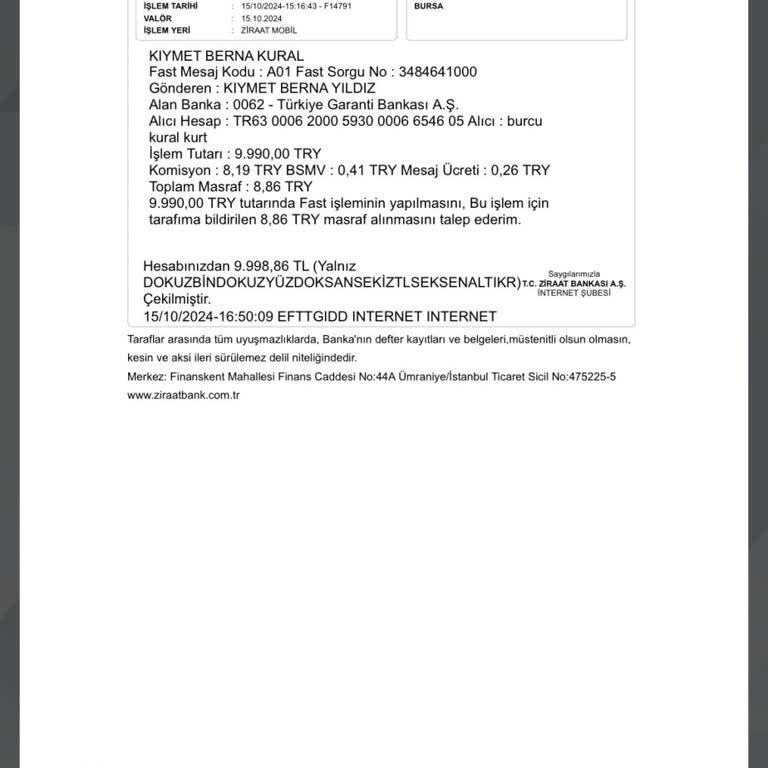 Yanlış Hesaba Yapılan Havale Ve İletişim Sorunu