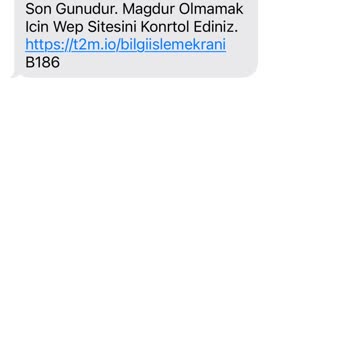 Birtanfırat (SMS) Şikayeti