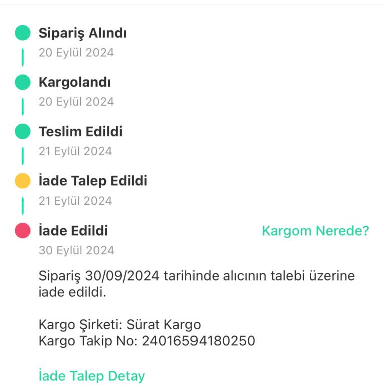 Taksim Sürat Kargo'da 20 Günlük İade Bekleyişi