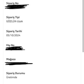 Gözlük Siparişi Sorunu Ve İletişim Eksikliği