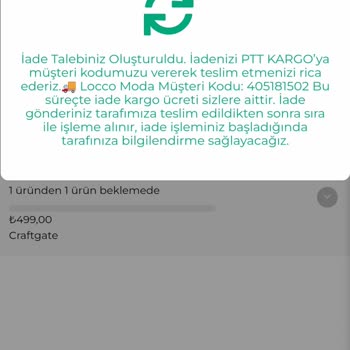 İade Kargo Ücretinde Haksızlık