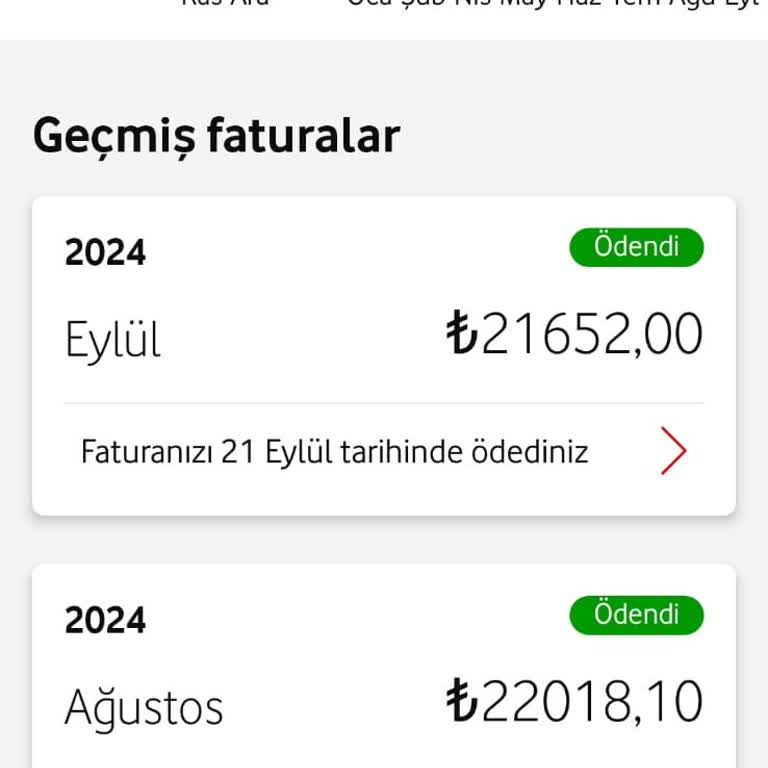 Vodafone Yanlış Faturalandırma Ve İade Sorunu