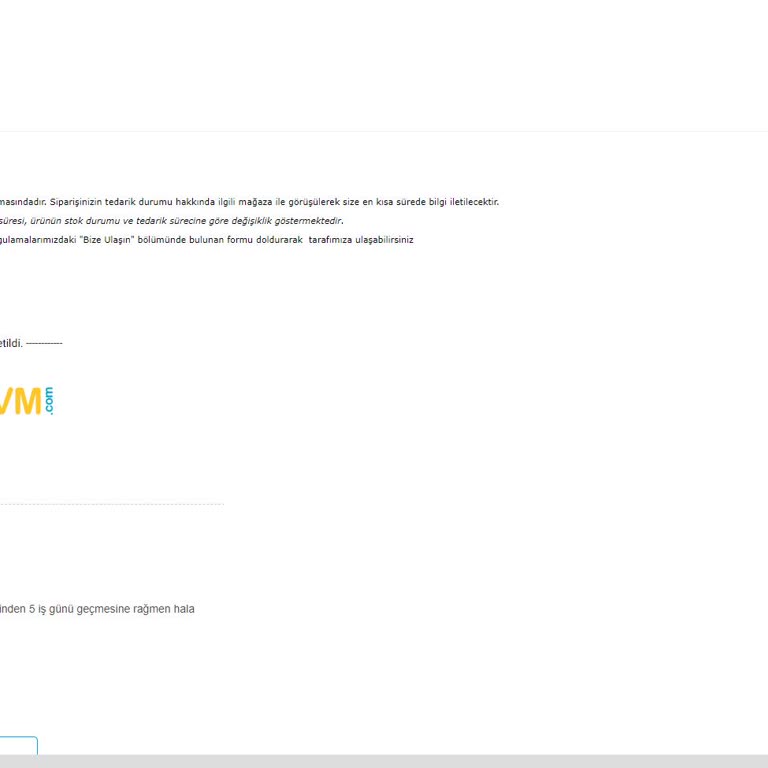 Kedi Maması Siparişi Gecikti, Epttavm Yanıt Vermiyor