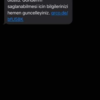 Şüpheli Sipariş Mesajı Ve Güvenlik Endişesi