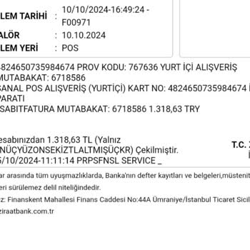 Bilinmeyen İş Yerinden İzinsiz Para Çekimi