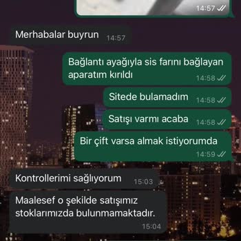 Kırılan Sis Farı Parçası Ve Yetersiz Müşteri Hizmeti