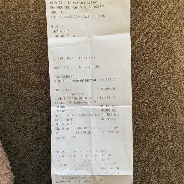 Jumbo Forum İstanbul'dan Alınan Ürün Teslimatı Ve Müşteri Hizmetleri Sorunu