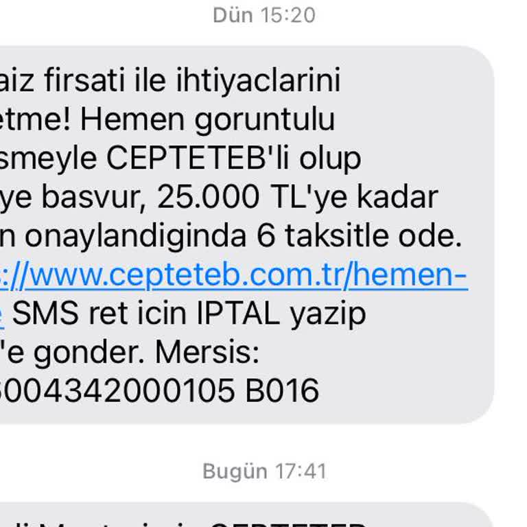 Yanıltıcı Faizsiz Kredi Mesajları