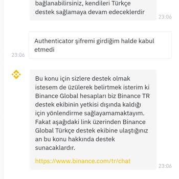 Binance TR Giriş Sorunu Ve Destek Yanıtı