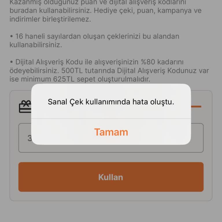Tamamlayıcı Sağlık Sigortası Hediyesi: Kullanılamayan Migros Çeki Sorunu