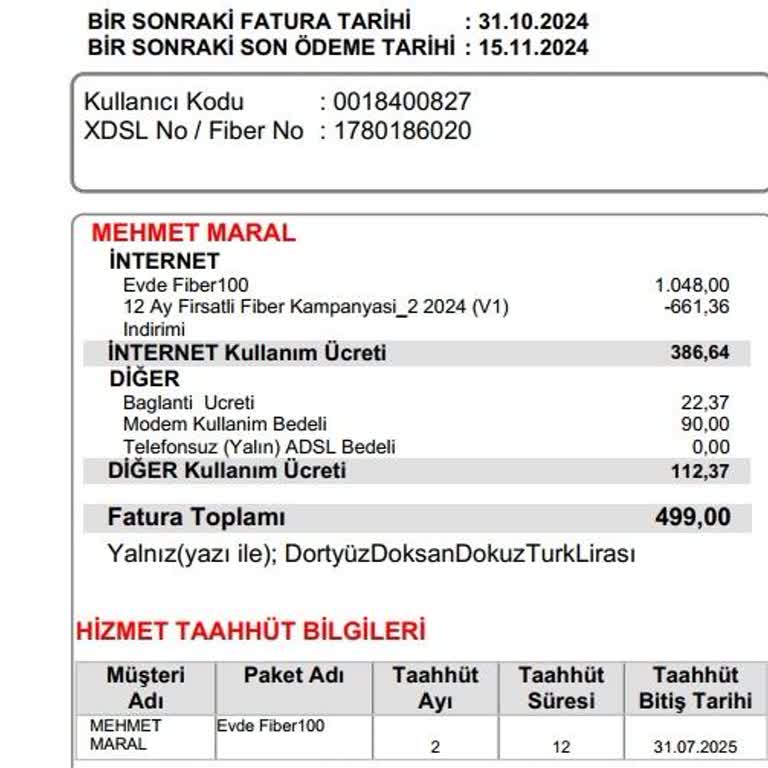 Haksız Modem Ücreti: Anlaşma Dışı Ekstra Maliyet