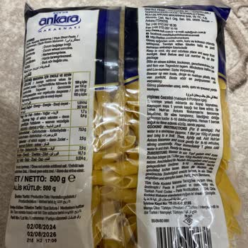 Anpa Gross'tan Aldığım Makarnalarda Kurt Şoku