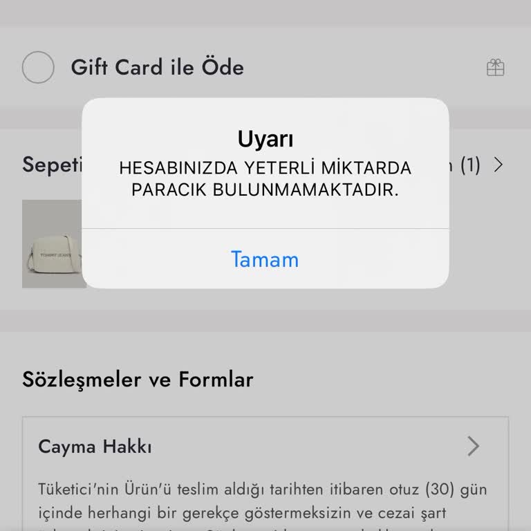 İndirim Kuponuyla Alışverişte Kart Sorunu