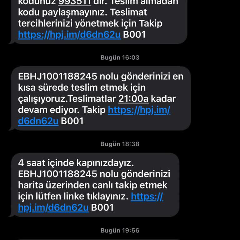 Geç Teslimat Ve İletişim Eksikliği