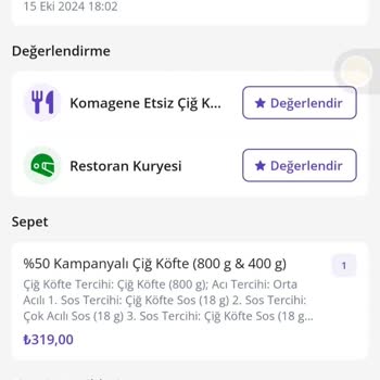 Teslim Edilemeyen Sipariş Ve İlgisiz Müşteri Hizmetleri