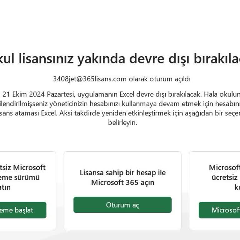 Office 365 Etkinleştirme Sorunu Ve İletişimsizlik